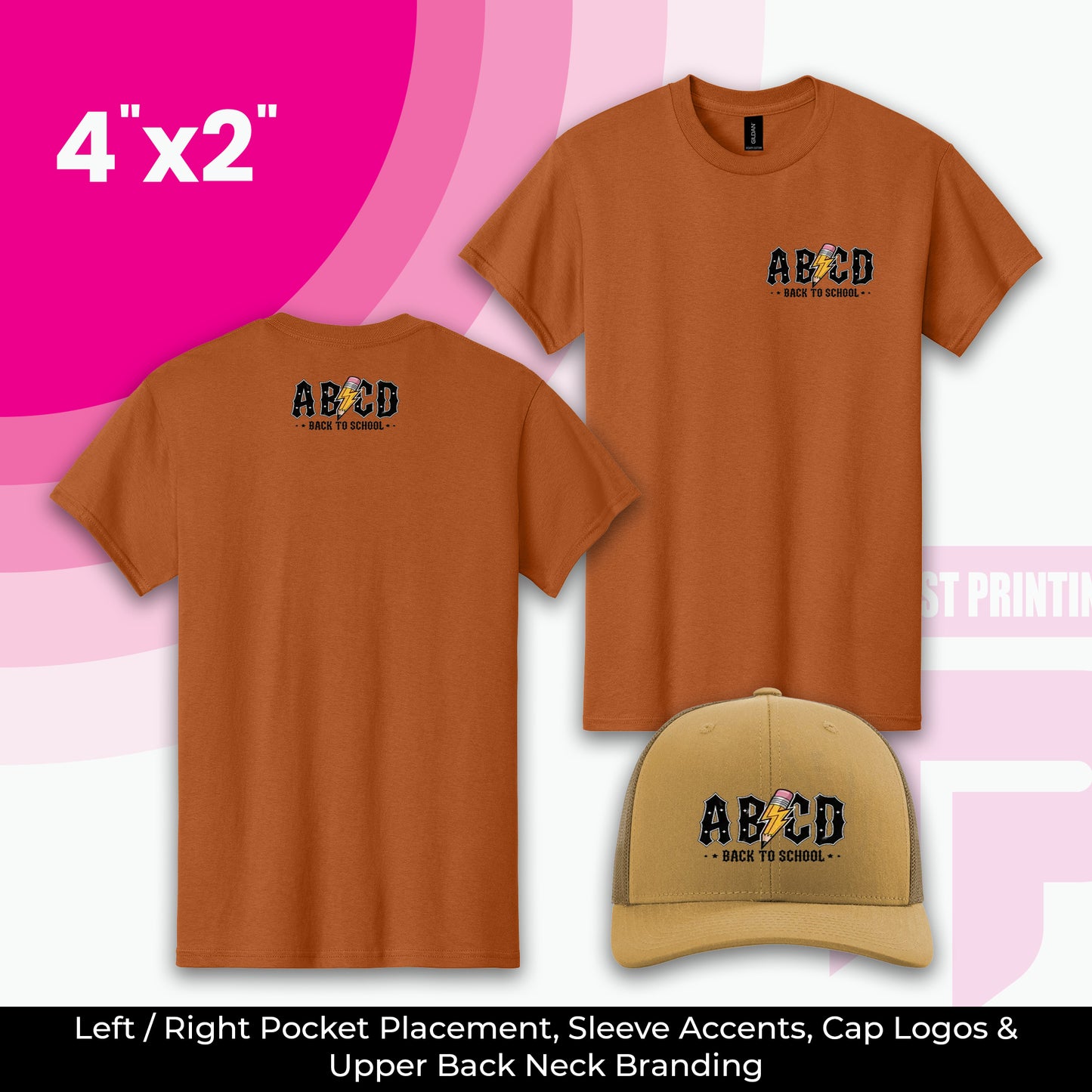 Custom DTF Transfer By Size