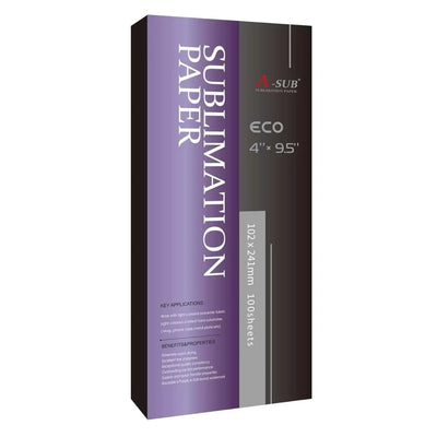 A-SUB Mug-size Sublimation Paper 3.5x9 Inch for 15 oz
