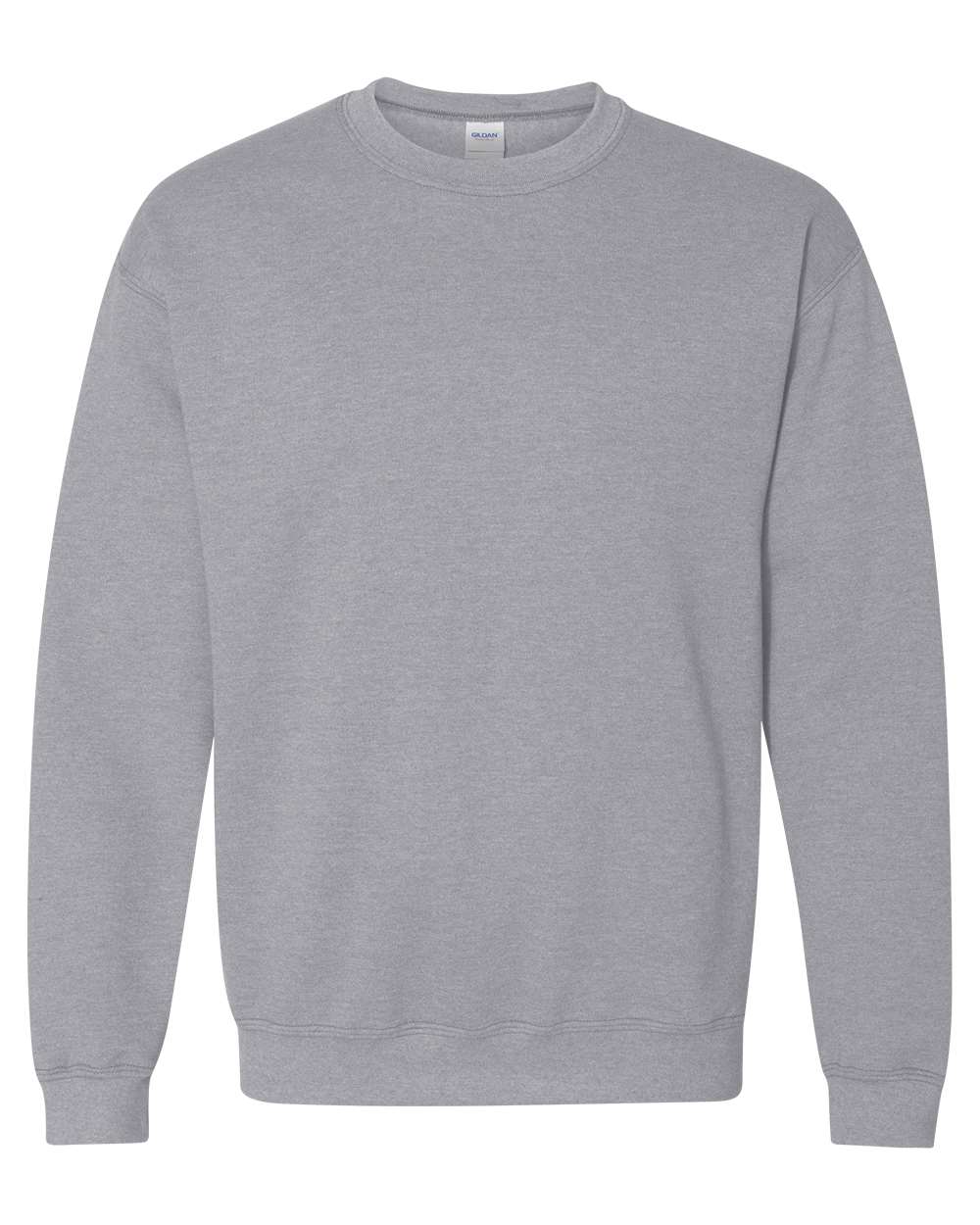 Gray sweatshirt on a white background