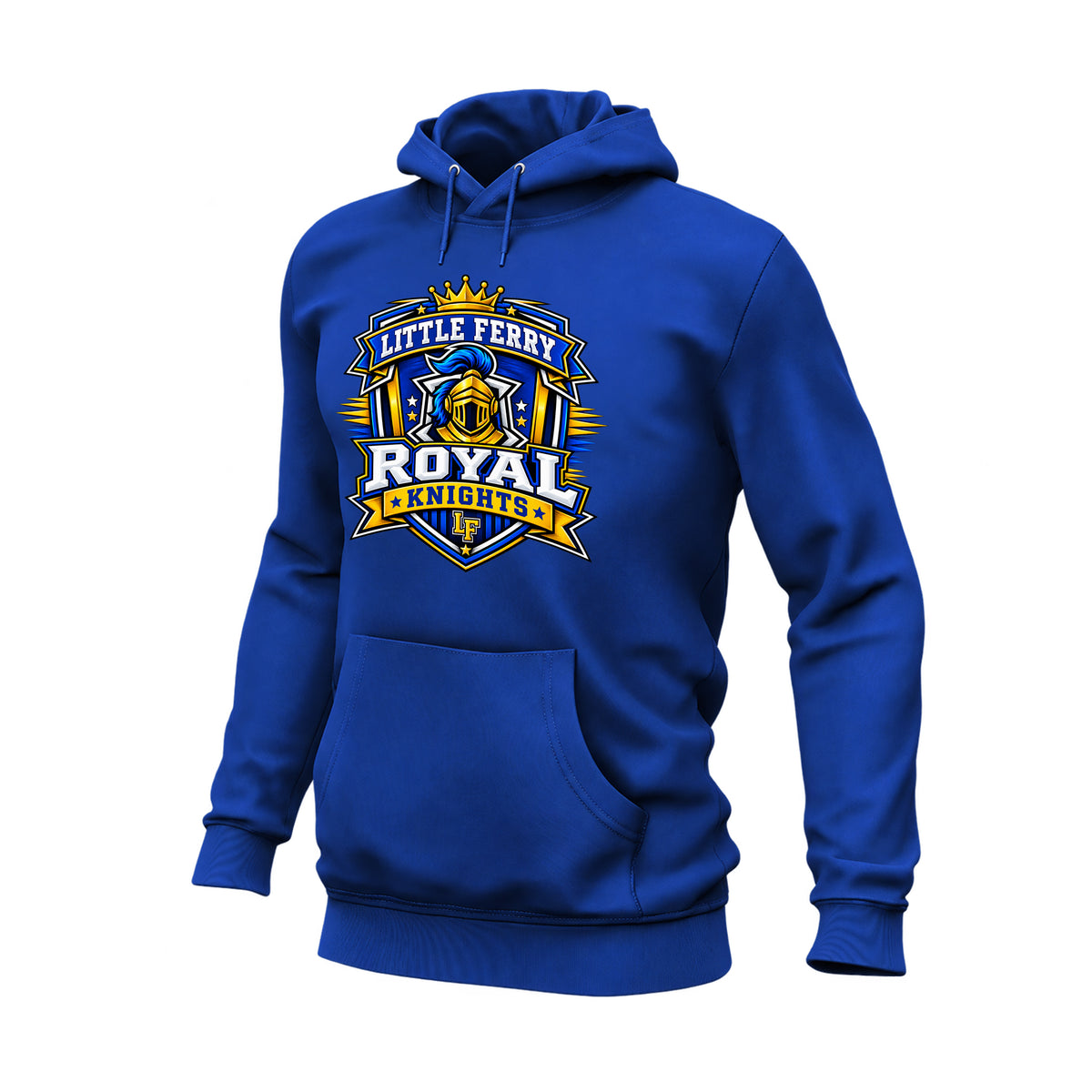 Little Ferry Royal Knights Crest Hoodie