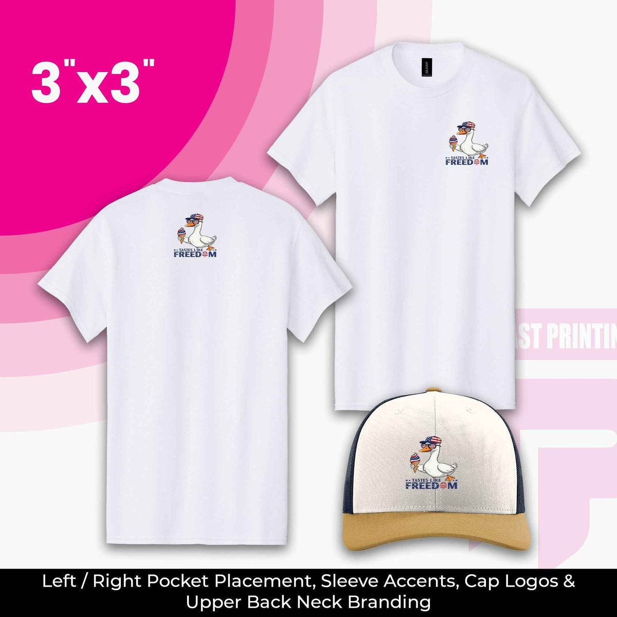Custom DTF Transfers by Size