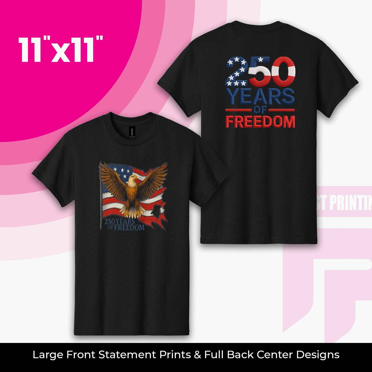 Custom DTF Transfers by Size