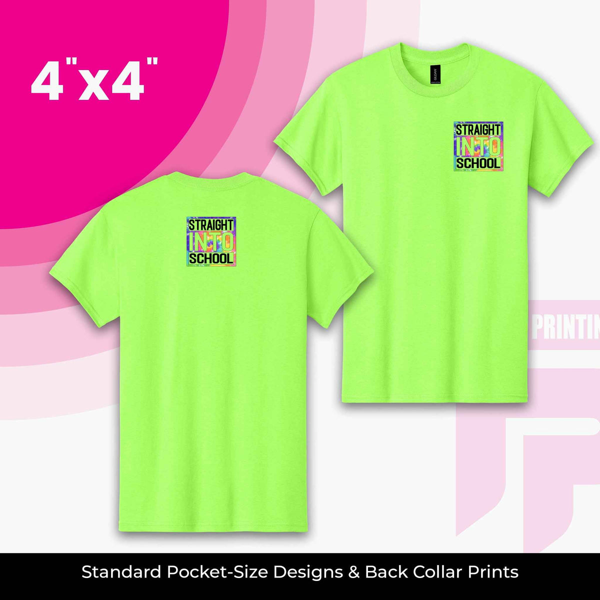 Custom DTF Transfers by Size