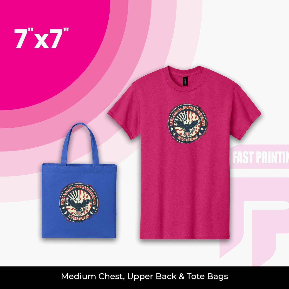 Custom DTF Transfers by Size