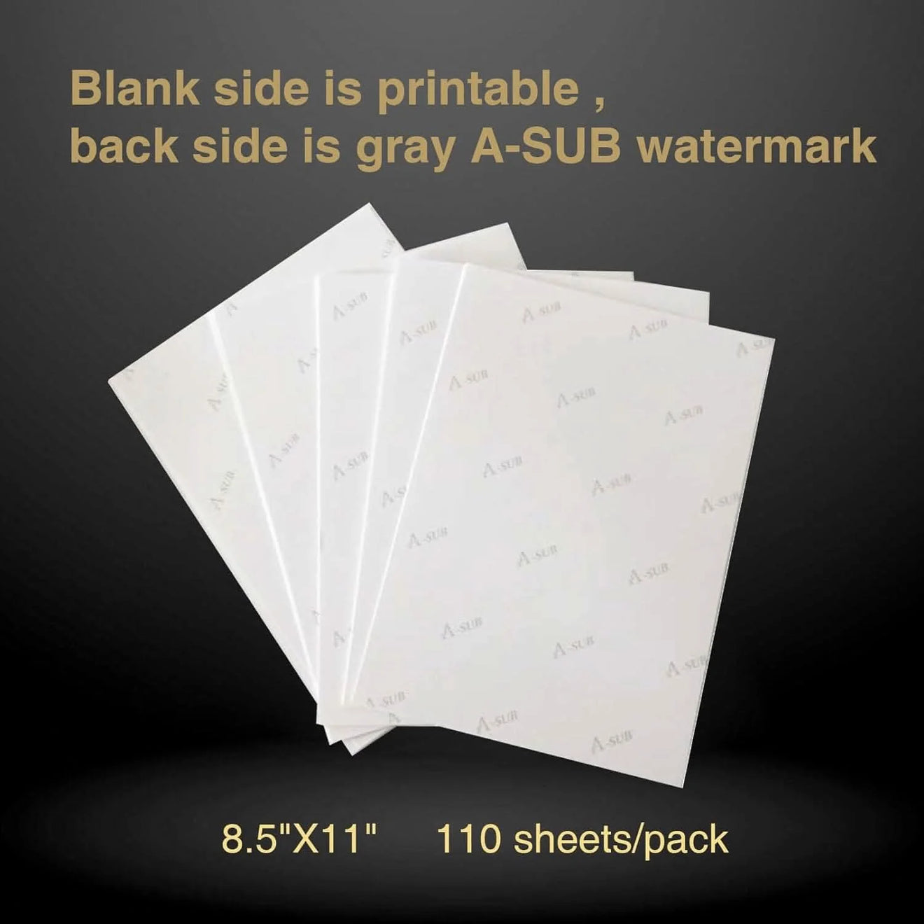 A-SUB Mug-size Sublimation Paper 3.5x9 Inch for 15 oz