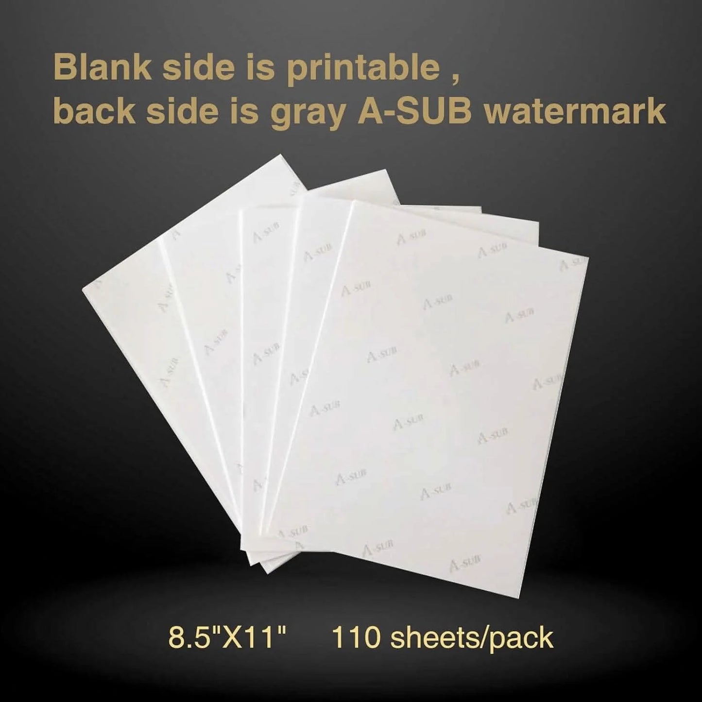 A-SUB Mug-size Sublimation Paper 3.5x9 Inch for 15 oz