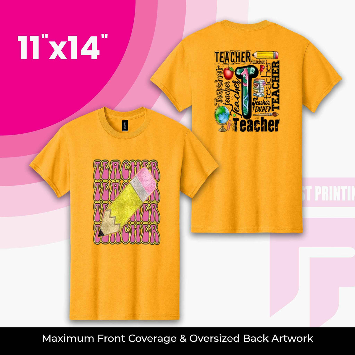 Custom DTF Transfers by Size